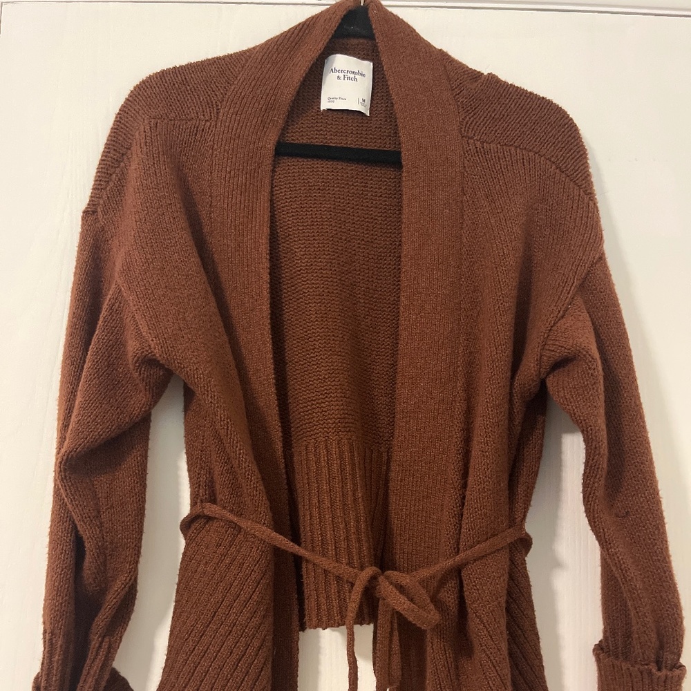 Soft Cardigan with Front Tie